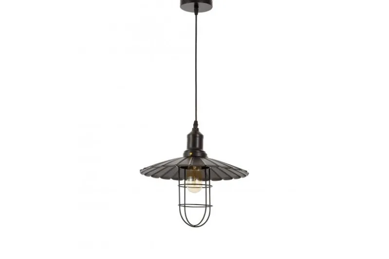 LAMPADA SOSPENSIONE NERO LATARO W1