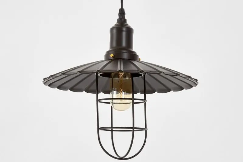 LAMPADA SOSPENSIONE NERO LATARO W1