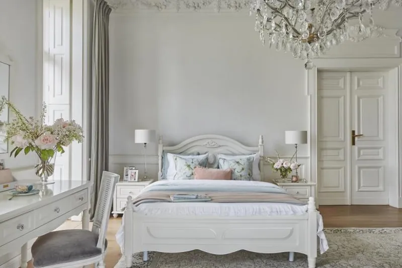 Letto Bianco 180 x 200 Princess 886 colore Bianco