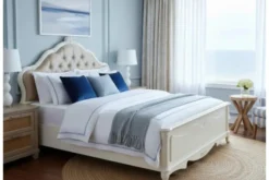Letto classico alla francese 140 X 200 avorio Bella 905