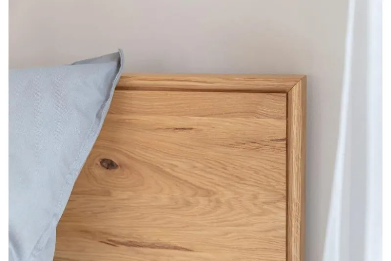 Letto in rovere naturale oliato matrimoniale 180 x 200