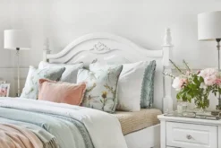 Letto in stile provenzale bianco 160x200 Princess 886