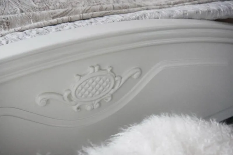 Letto matrimoniale provenzale king size 180x200 Princess 872