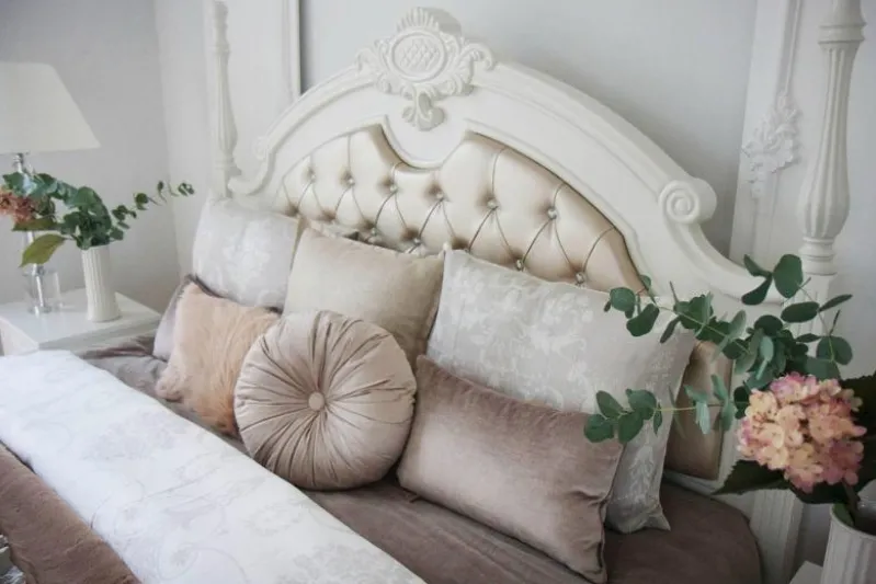 Letto matrimoniale provenzale king size 180x200 Princess 872