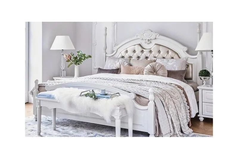 Letto matrimoniale provenzale king size 180x200 Princess 872