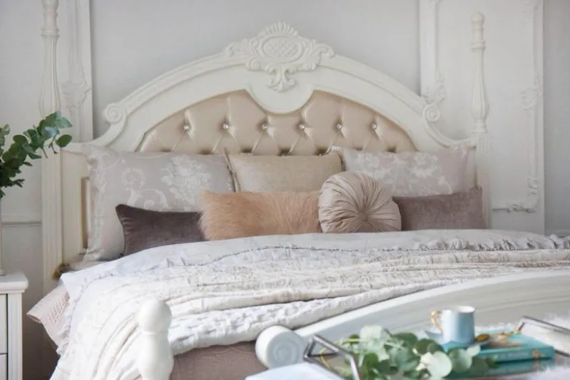 Letto matrimoniale provenzale king size 180x200 Princess 872