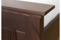 Letto 180x200 shabby classico pino massello tabacco Rosella