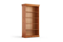 Libreria legno massello pino color miele stile shabby toscano