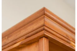 Libreria legno massello pino color miele stile shabby toscano