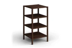 Libreria moderna 3 ripiani rovere tabacco