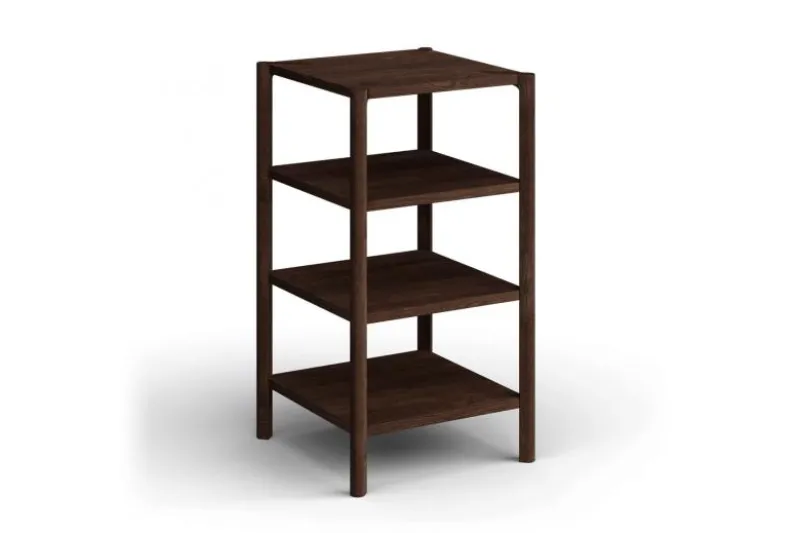 Libreria moderna 3 ripiani rovere tabacco