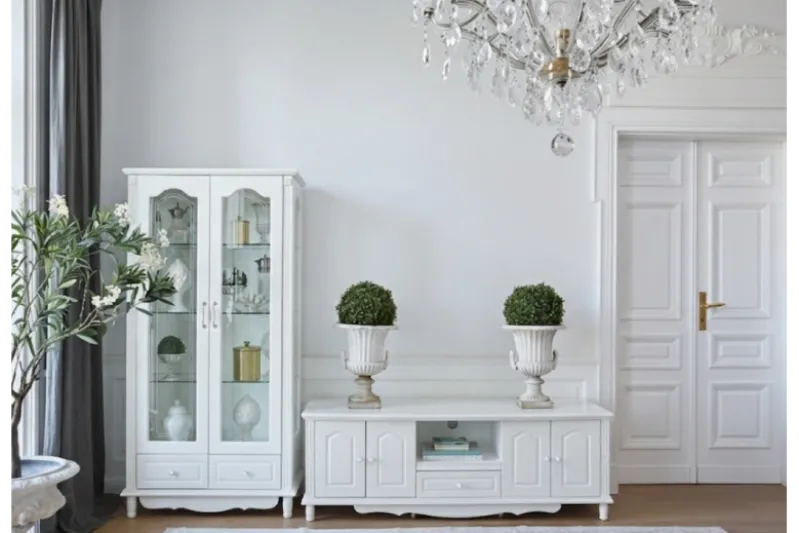Madia porta TV stile provenzale bianco Princess 861