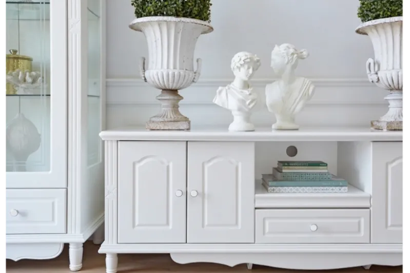 Madia porta TV stile provenzale bianco Princess 861