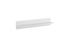 Mensola legno massello bianca stile shabby toscano