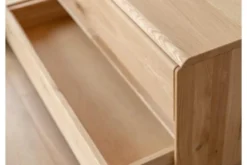 Mobile basso per TV in massello di rovere moderno