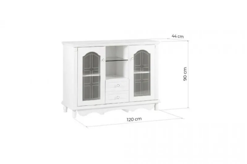 Mobile Buffet bianco stile provenzale Princess 882