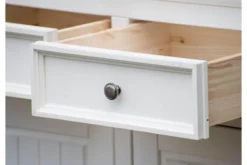 Mobile buffet shabby chic 3 ante bianco pino massello