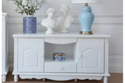 Mobile Porta TV legno bianco stile provenzale Princess 862