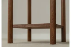 Mobiletto alto moderno rovere massello tabacco
