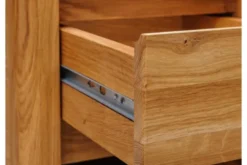 Mobiletto con cassetto in legno naturale massello oliato