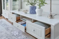 Mobile TV basso Bianco stile provenzale Princess 860