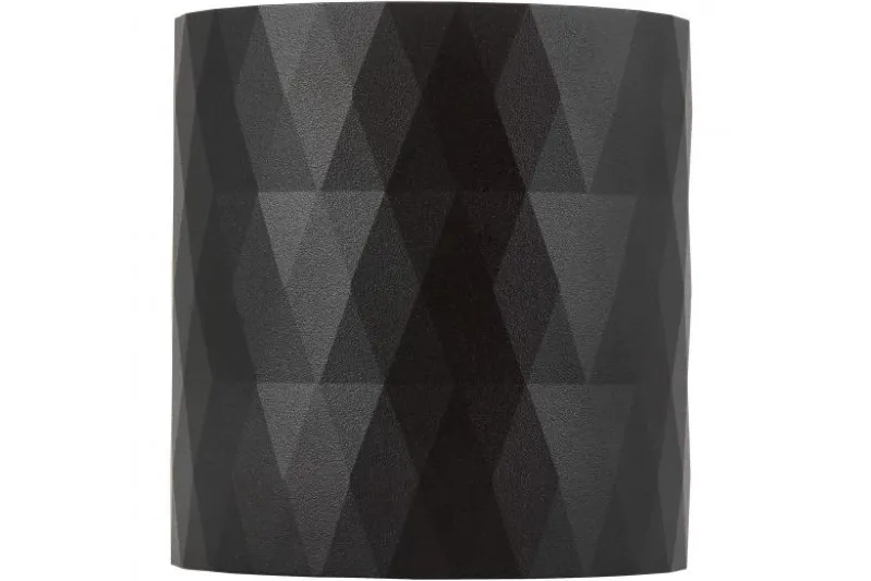 Plafoniera a forma di tubo metallo nero TIGO W1