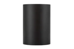 PLAFONIERA A TUBO IN METALLO NERO CONE W1