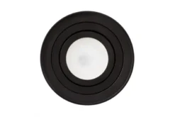 PLAFONIERA A TUBO IN METALLO NERO CONE W1