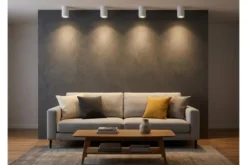PLAFONIERA DA SOFFITTO IN METALLO BIANCO NATI W1
