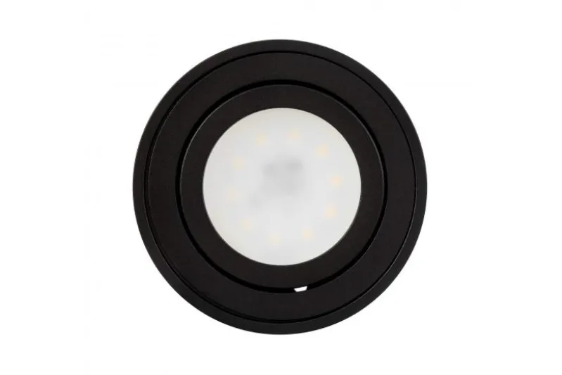 Plafoniera da soffitto in metallo nero NATI W1