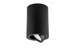 Plafoniera da soffitto in metallo nero NATI W1