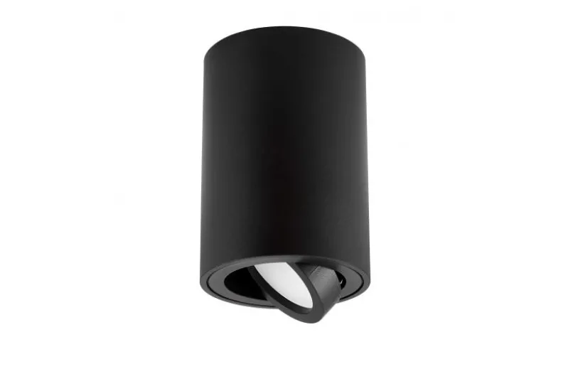 Plafoniera da soffitto in metallo nero NATI W1