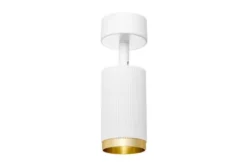 PLAFONIERA MODERNA BIANCO E ORO RINA W1