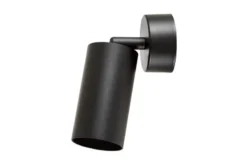 PLAFONIERA MODERNA NERA NEO W1