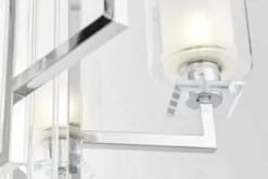 Plafoniera moderno di metallo cromato MANHATTAN W6