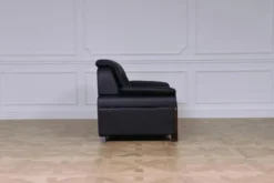 Poltrona in pelle Palladio Nero