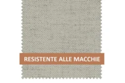 Poltroncina da pranzo imbottita grigia gambe faggio BRESSO