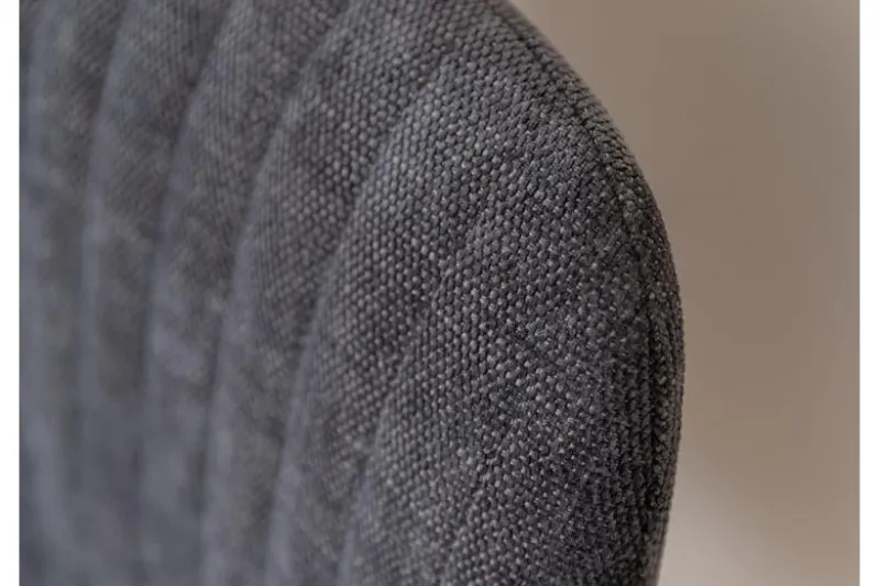 Poltroncina moderna imbottita nera BARI