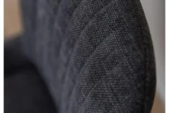 Poltroncina moderna imbottita nera BARI