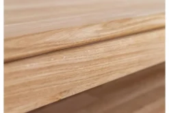 Porta TV con ripiano legno massello di rovere naturale LED integrato