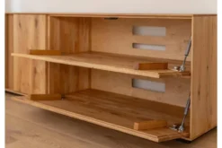 Porta TV grande rovere massello stile moderno