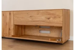 Porta TV grande rovere massello stile moderno