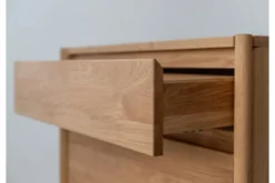 Scarpiera moderna in rovere massello naturale
