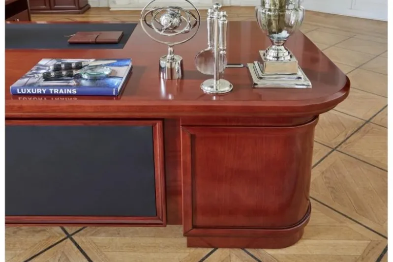 Scrivania angolare classica 280 cm PRESTIGE B810