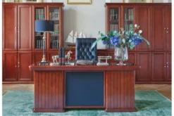 Scrivania classica da ufficio direzionale PRESTIGE B630 1,6 Metri