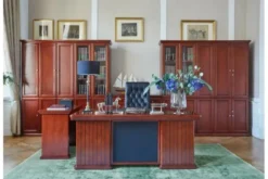 Scrivania classica da ufficio direzionale PRESTIGE B630 1,6 Metri