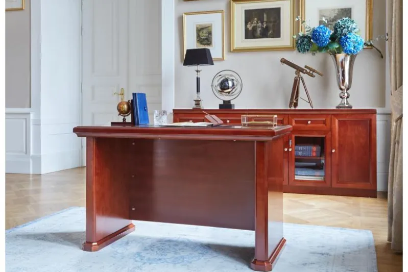 Scrivania classica per ufficio PRESTIGE B420 1,2 Metri