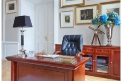 Scrivania classica per ufficio PRESTIGE B420 1,2 Metri