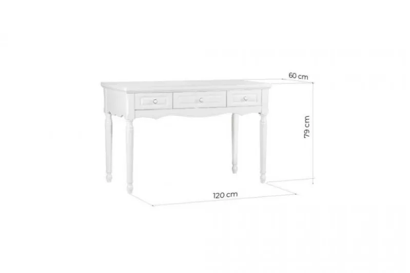 Scrivania Princess 859 colore Bianco