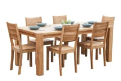 Sedia da pranzo in rovere massello naturale PRATO